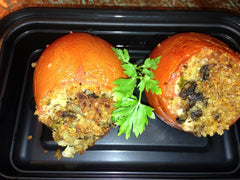 Stuffed Quinoa - Breadcrumb Tomatoes