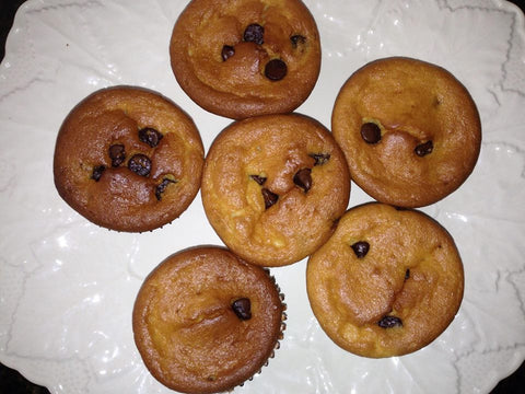 Waist Line Friendly Chocolate Chip Muffins